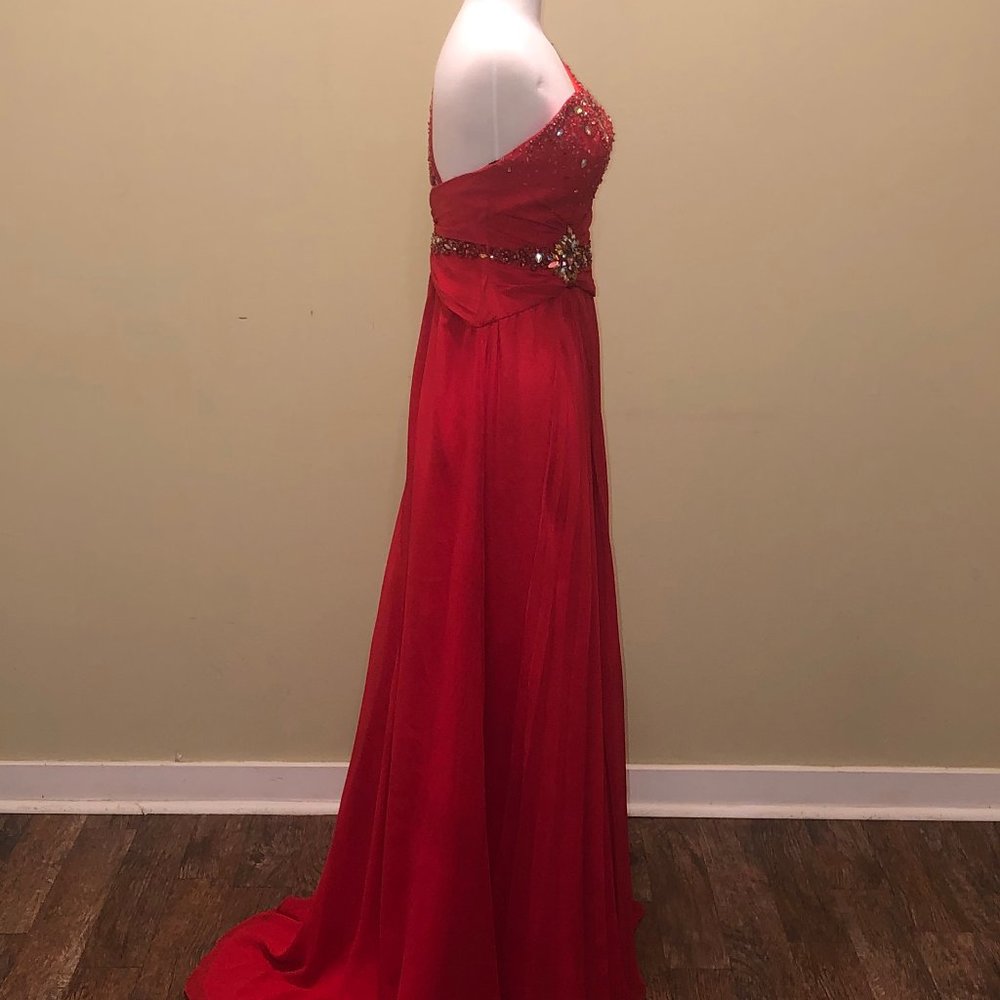 Rush by RT Formals Red Dress Size 8 - Picture 2 of 4